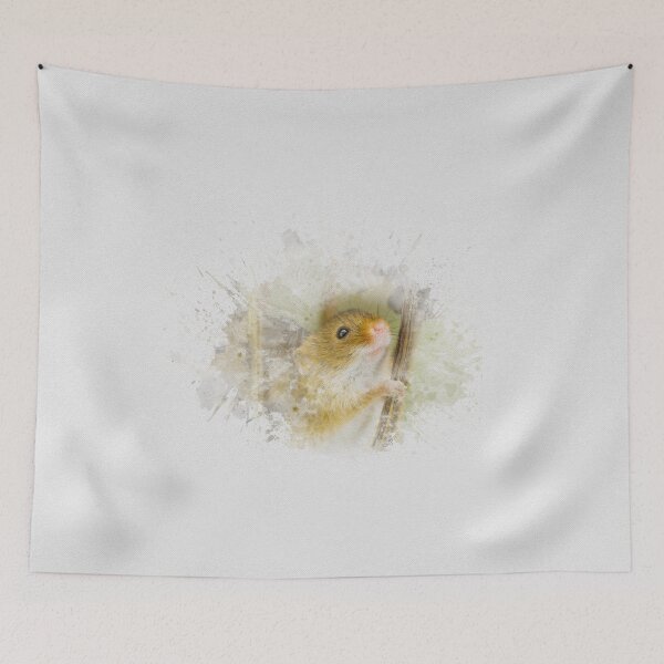 Item preview,  Harvest Mouse Watercolour Photograph. designed and sold by Jane Stanley Photography.