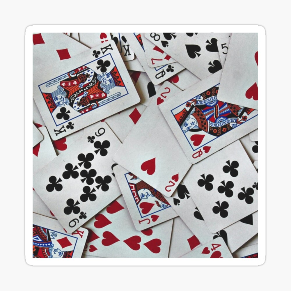 Poster Jeux de cartes. Carré d'as. poker gagnant 