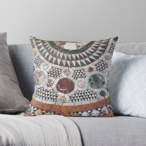 Italian Tiles: Ca' d'Oro in Venice Throw Pillow