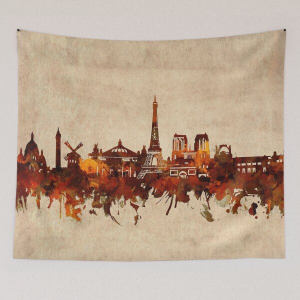 Item preview, paris skyline vintage designed and sold by BekimART2.