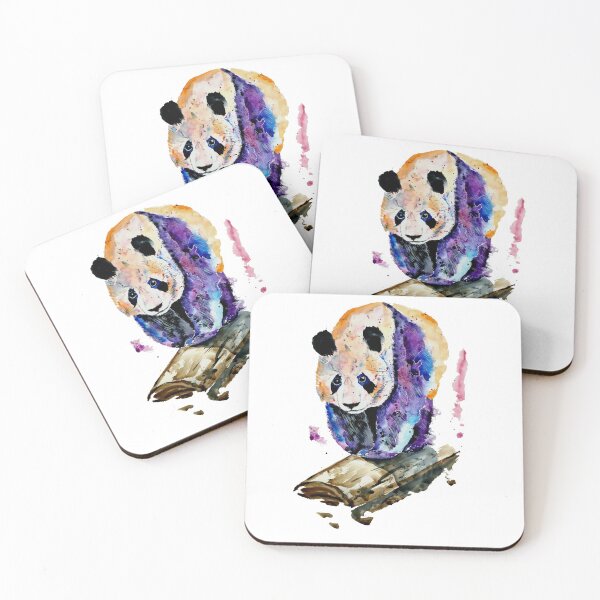 Item preview, panda watercolor designed and sold by nemfisart.