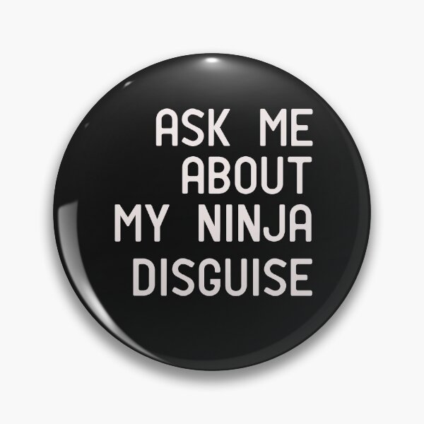 Item preview, pregúntame por mi disfraz de ninja designed and sold by manardesign.