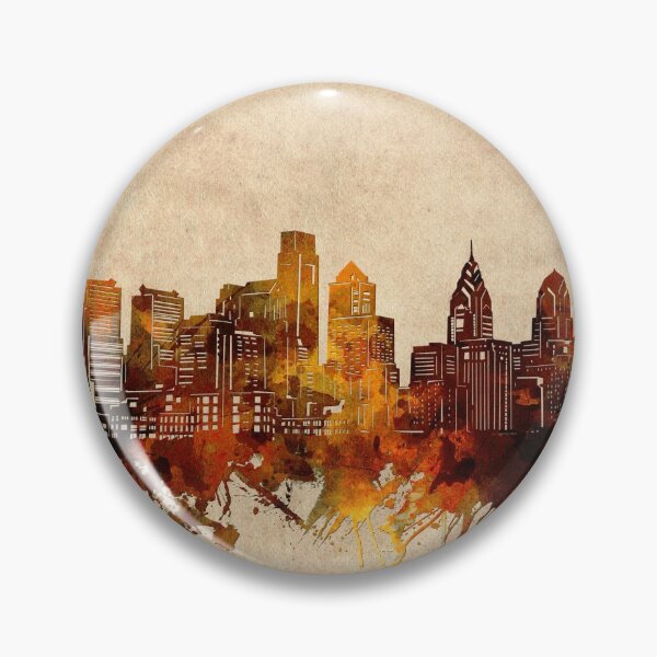 Item preview, philadelphia skyline vintage designed and sold by BekimART2.