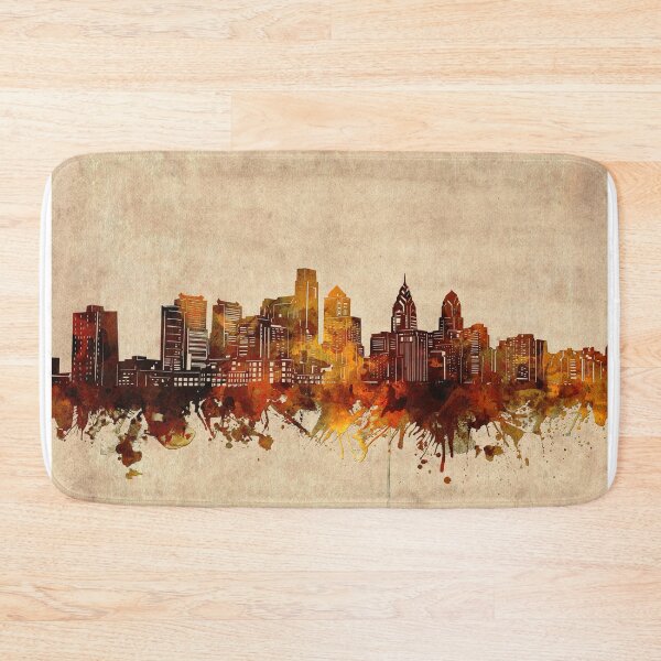 Item preview, philadelphia skyline vintage designed and sold by BekimART2.