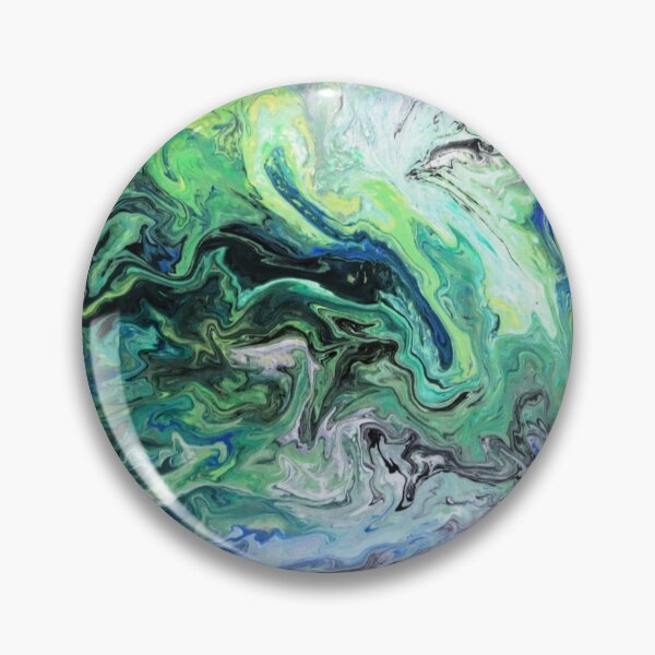 Item preview, Algae Bloom, Abstract art, black, green, white designed and sold by Peter Keresztury.