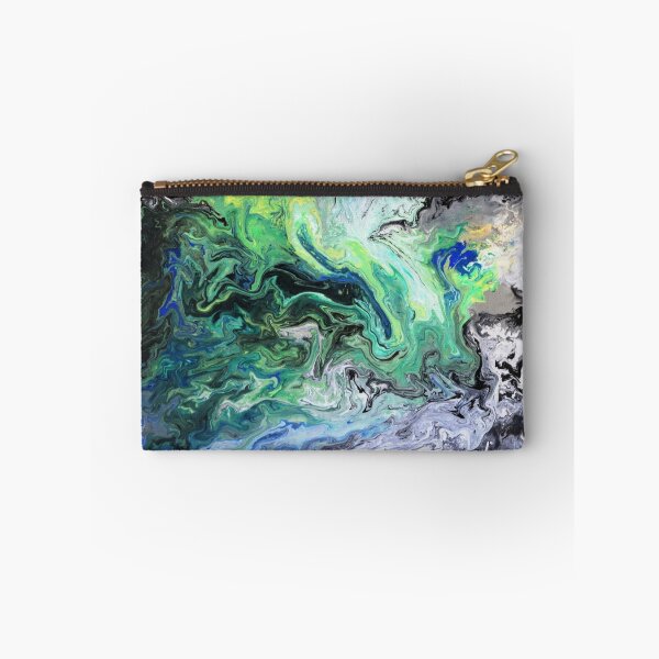 Item preview, Algae Bloom, Abstract art, black, green, white designed and sold by Peter Keresztury.
