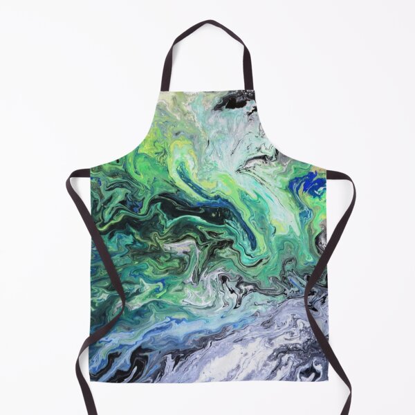 Item preview, Algae Bloom, Abstract art, black, green, white designed and sold by Peter Keresztury.