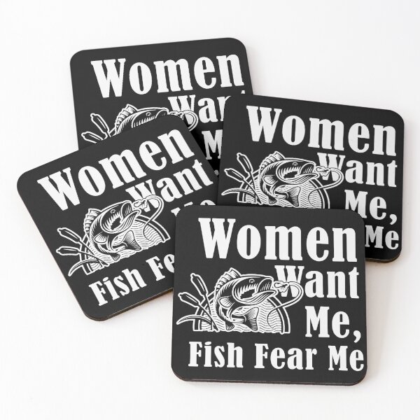 Item preview, Women Want Me, Fish Fear Me designed and sold by DoodleDashCollective.