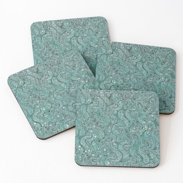 Item preview, Atalia Green Tentacle Pattern designed and sold by OliviaSparrows.