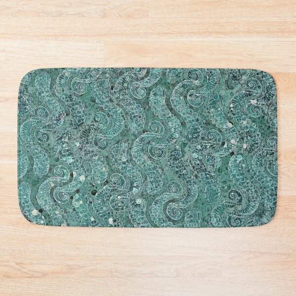 Item preview, Atalia Green Tentacle Pattern designed and sold by OliviaSparrows.