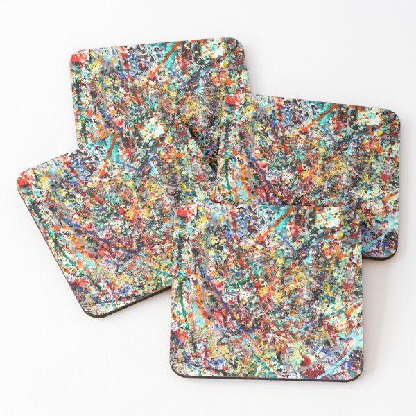 Item preview, Confetti, Abstract art, multicolor splash designed and sold by Peter Keresztury.