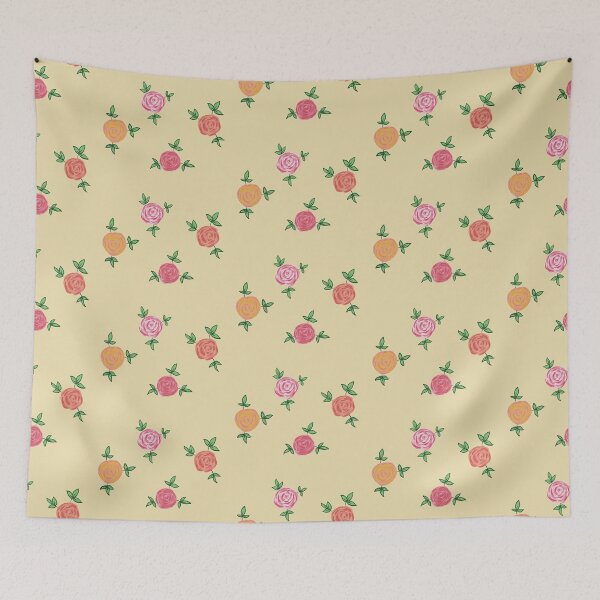 Item preview, Colorful roses wallpaper designed and sold by Luaillustration.