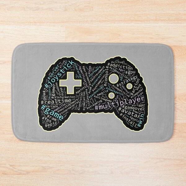 Item preview, Hashtag Wordcloud Gamer, Word Cloud, Software, Gamification, Computer Games, Joystick, Gamepad, Grey designed and sold by Max-Wear.