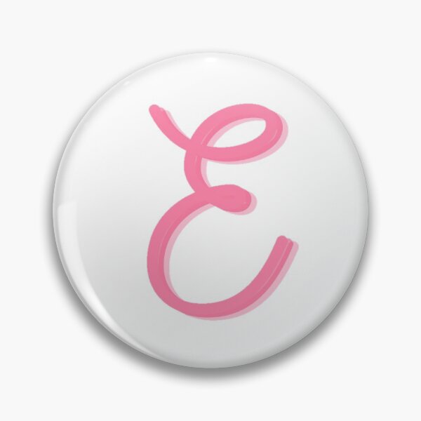 Artikelvorschau, Rosa Buchstabe E. entworfen und verkauft von Greekshop.