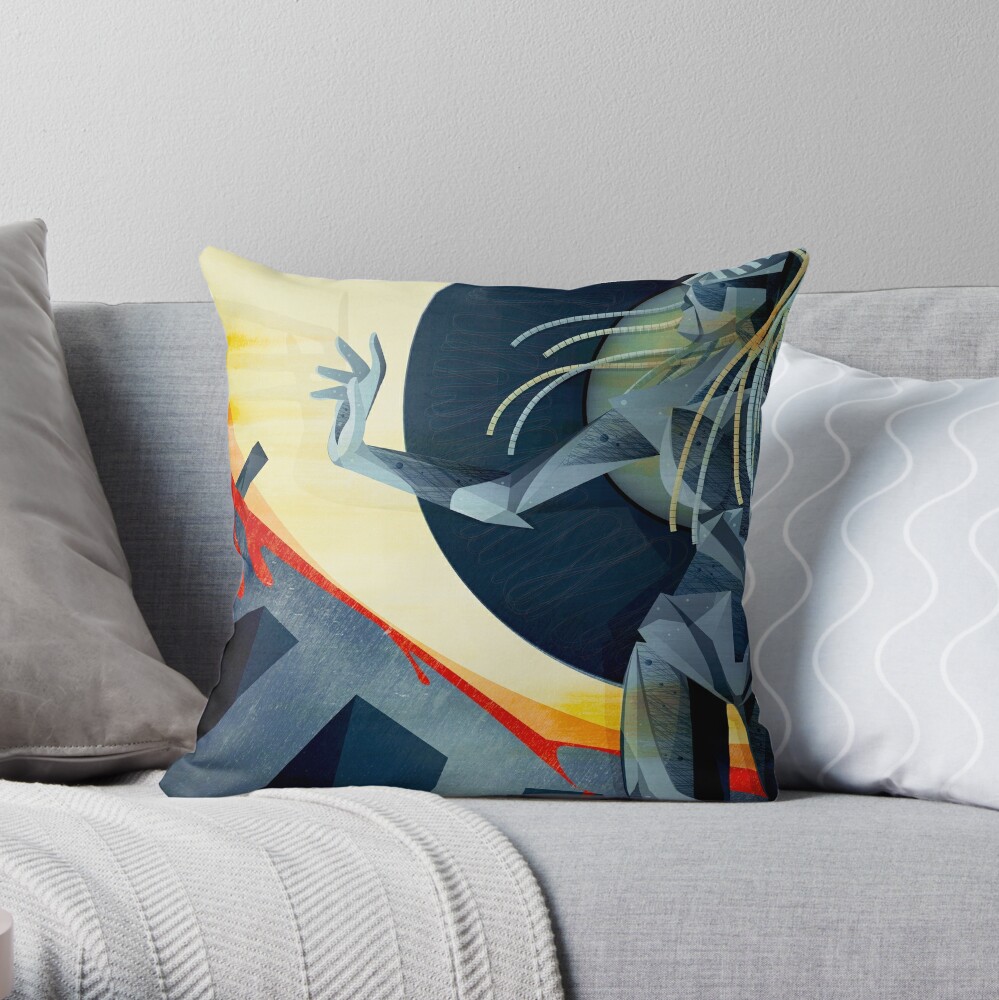 Item preview, Throw Pillow designed and sold by modHero.
