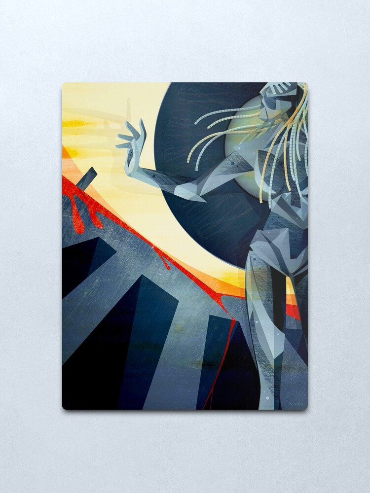 Alternate view of Danger In The House | Metal Print