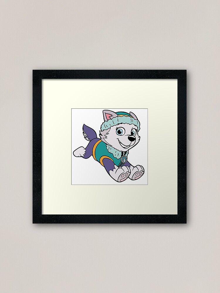 Paw Patrol Everest Framed Art Print for Sale by Nenita93