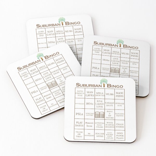 Item preview, Suburban Bingo Card designed and sold by itsrturn.