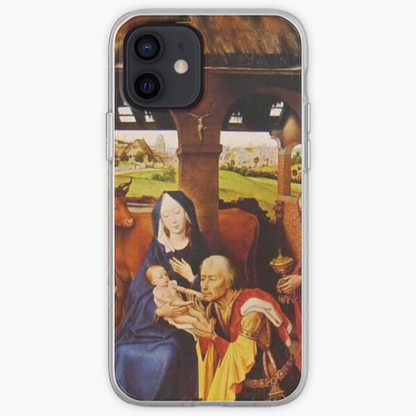 Flemish Painting And Oil Colors Rogier Van Der Weyden. Pittura Fiamminga E I Colori A Olio Rogier Van Der Weyden iPhone Soft Case