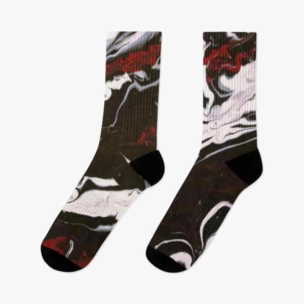 Item preview, Outer Limits, Abstract art, black, red and white designed and sold by Peter Keresztury.