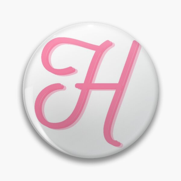 Item preview, Pink Letter H designed and sold by Greekshop.