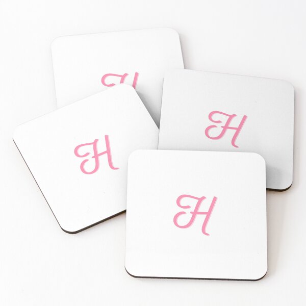 Item preview, Pink Letter H designed and sold by Greekshop.