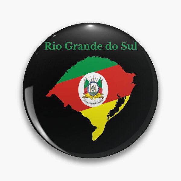 Item preview, Rio Grande do Sul State Map Flag, Brazil designed and sold by marosharaf.