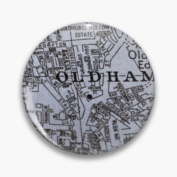 Item preview, Oldham, Manchester Map designed and sold by Local gifts from HotpixUK .