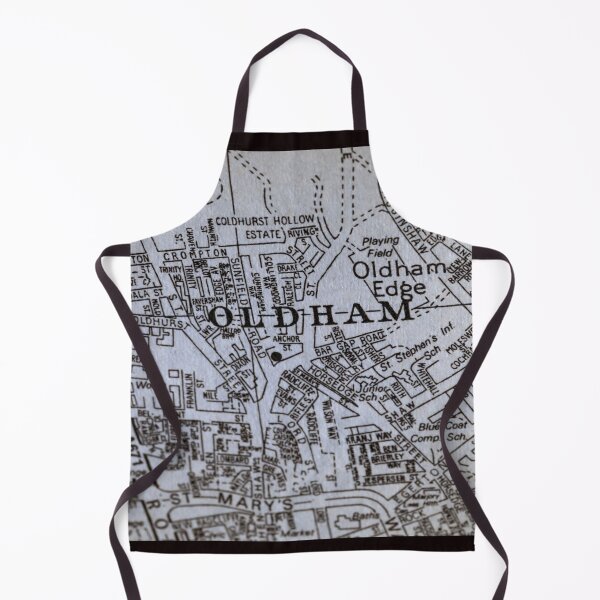 Item preview, Oldham, Manchester Map designed and sold by Local gifts from HotpixUK .