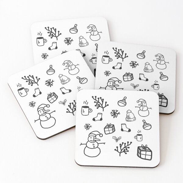 Item preview, Christmas gift design minimalist draw designed and sold by Tropical Blood.