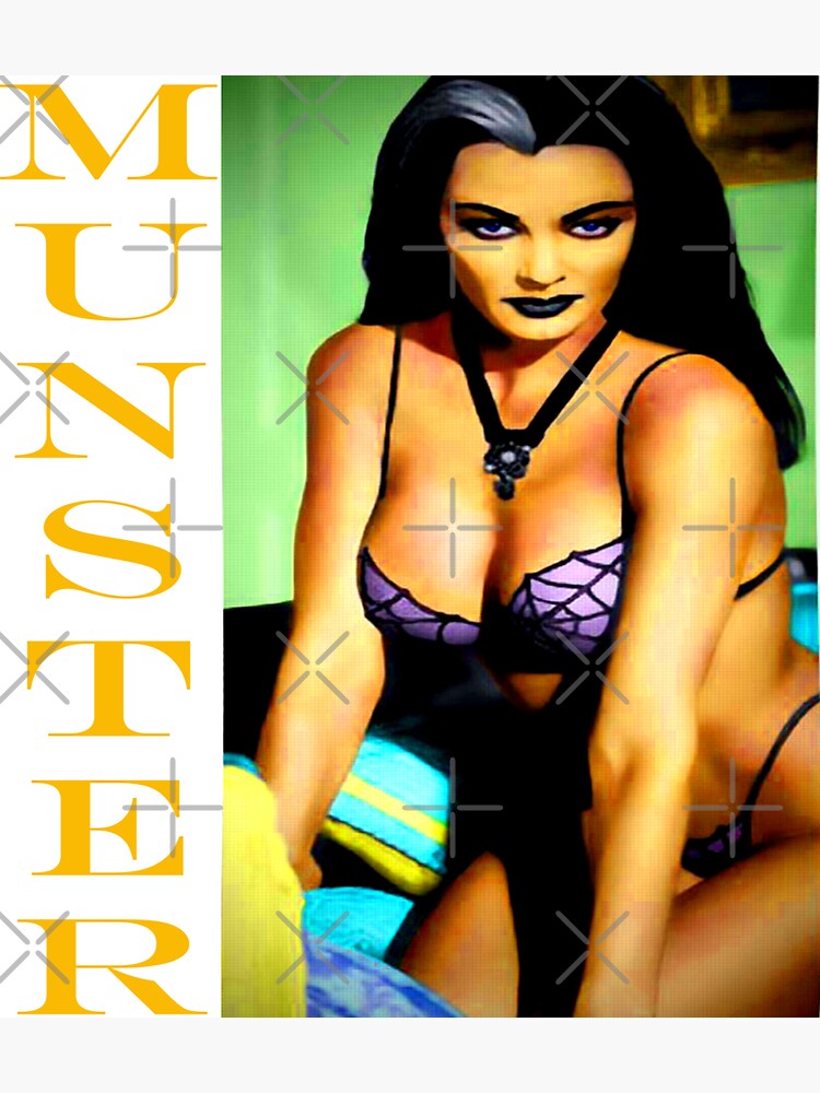 The Munsters Sexy Lily Munster Pin Up Vintag Magnet By Macheal Brawn