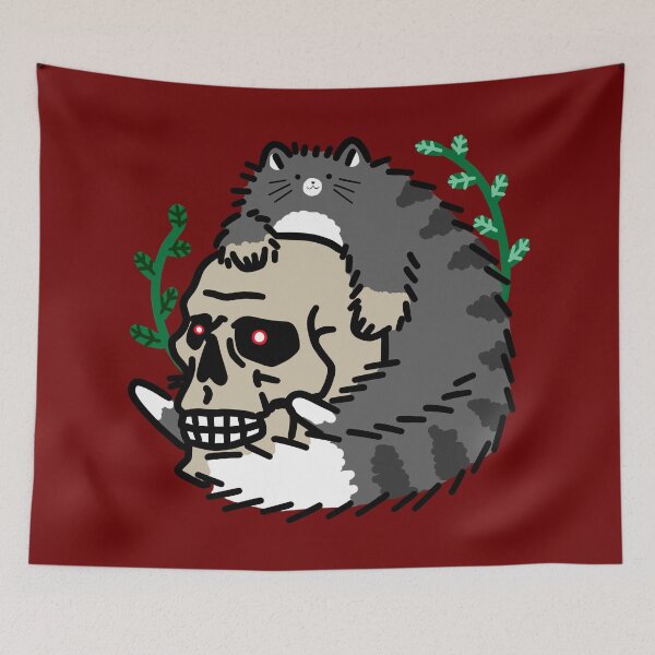 Item preview, Chonky Cat with a Skull designed and sold by SaradaBoru.