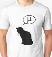 Physics Cat and Friction Coefficient Unisex T-Shirt