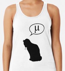 Physics Cat and Friction Coefficient Women's Tank Top