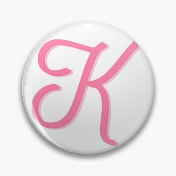 Item preview, Pink Letter K designed and sold by Greekshop.