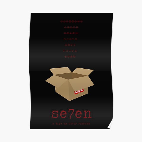 Se7en film poster Poster