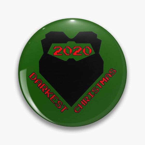 Artikelvorschau, Darkest timeline: Darkest Christmas 2020 - Special Festive Christmas Edition. Böser schwarzer Bart - rote und schwarze Retro-Arcade-Typografie entworfen und verkauft von Deegital18.