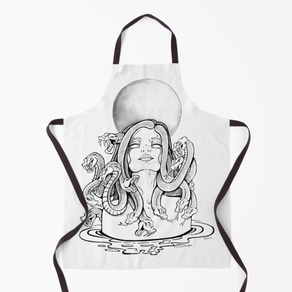 Item preview, Medusa Raises Again (black and white version) designed and sold by World-of-Sara.