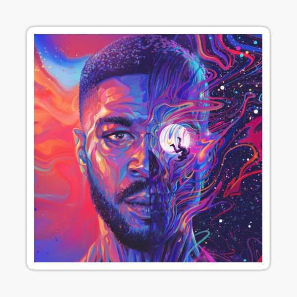 MAN ON THE MOON 3 ALBUM COVER Sticker