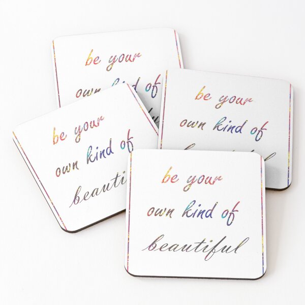 Item preview, BE YOUR OWN KIND OF BEAUTIFUL 541 Watercolor Map Y designed and sold by vividpixelusa.