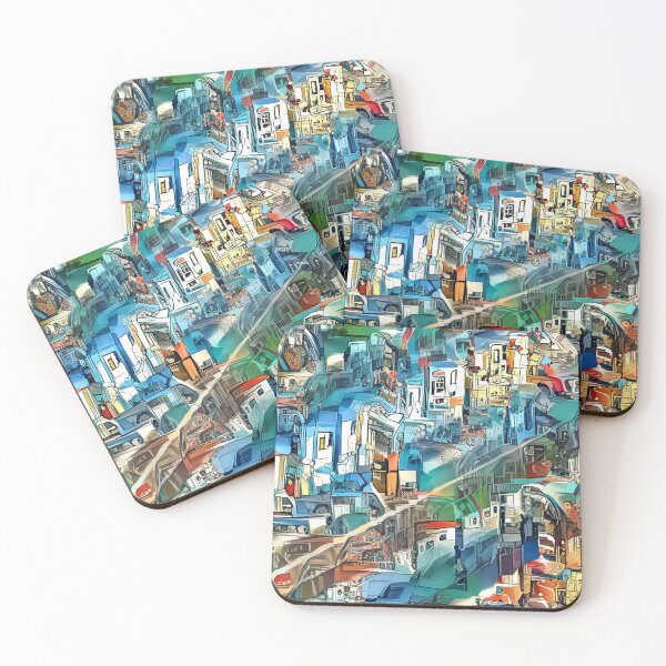 Item preview, Abstract Cityscape designed and sold by IssyDesigns.