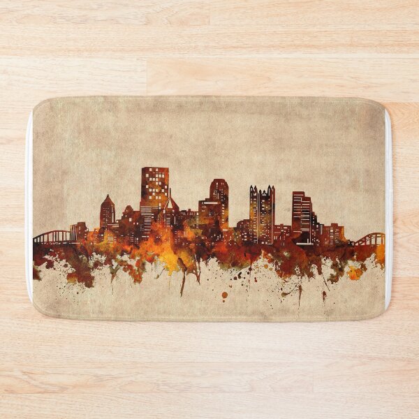 Item preview, pittsburgh skyline vintage designed and sold by BekimART2.
