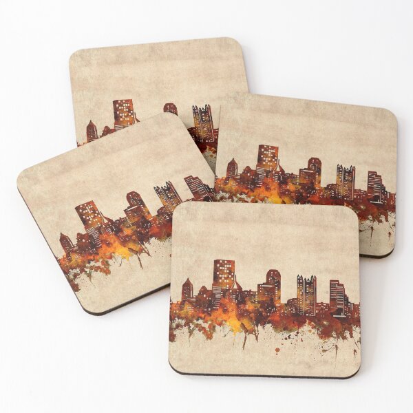 Item preview, pittsburgh skyline vintage designed and sold by BekimART2.