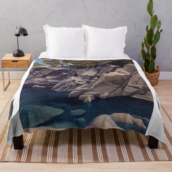 Item preview, Yuba River Rock Painting designed and sold by JadeFoxShop.