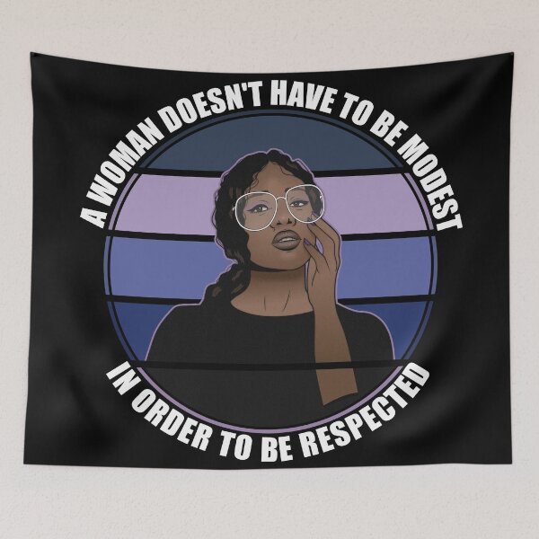 Item preview, A Woman Does Not Have To Be Modest In Order To Be Respected designed and sold by Giacob.