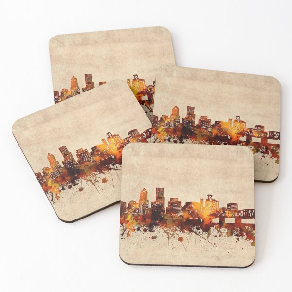 Item preview, portland skyline vintage designed and sold by BekimART2.