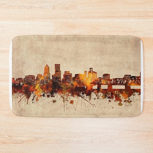 Item preview, portland skyline vintage designed and sold by BekimART2.