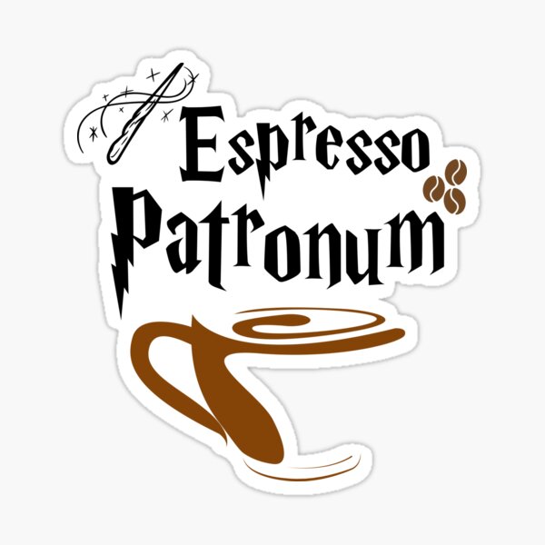 Espresso Magic Spell Sticker
