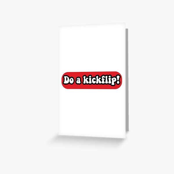 Do a kickflip Sticker for Sale by smoirartwork