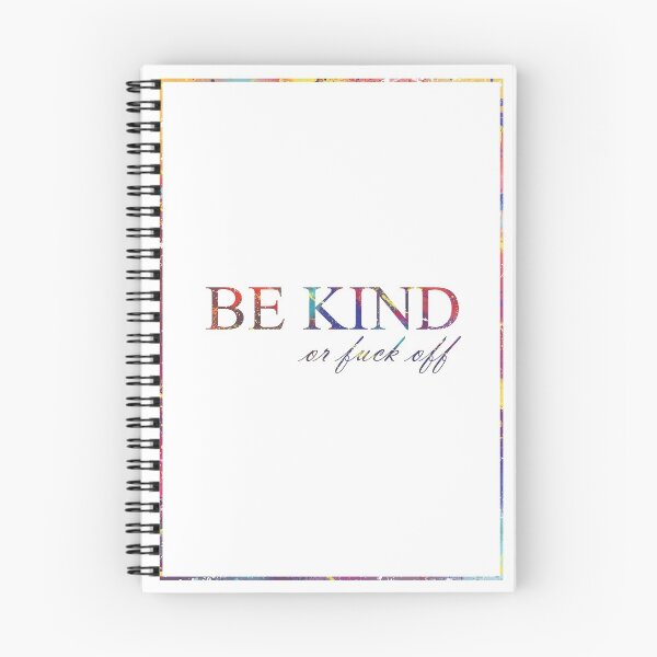 Item preview, BE KIND OR FUCK OFF 539 Watercolor Map Yoga Quote designed and sold by vividpixelusa.